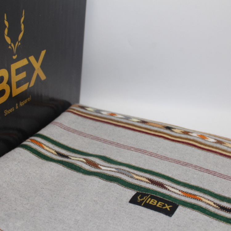 Angora Wool Swati Handmade Shawl Grey Color Sada