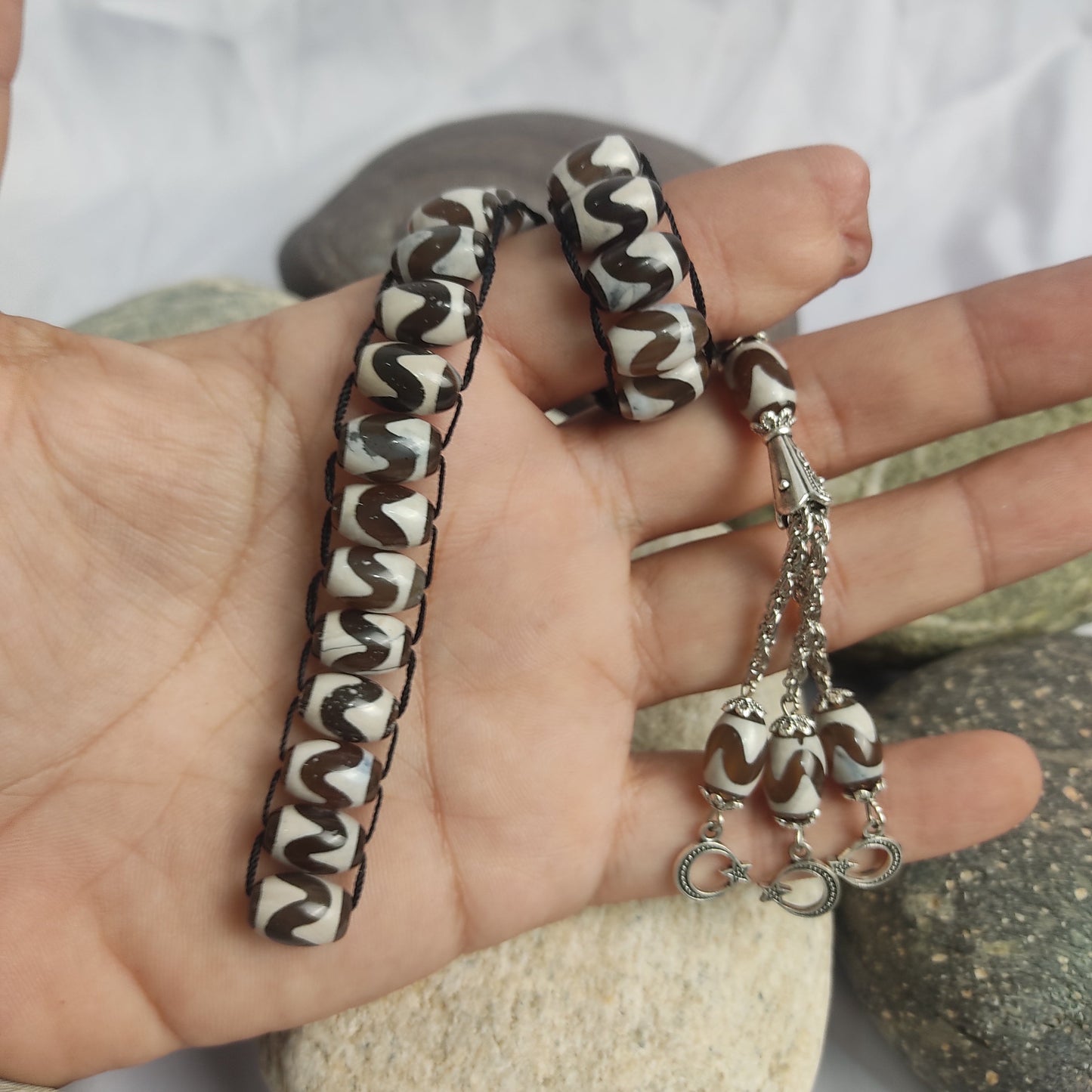 Tibatian Hamalayan Turkish Style Tasbeeh 12mm/25 Beads