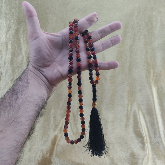 Mukhanwan ( Sulaimani) Aqeeq Stone Tasbeeh