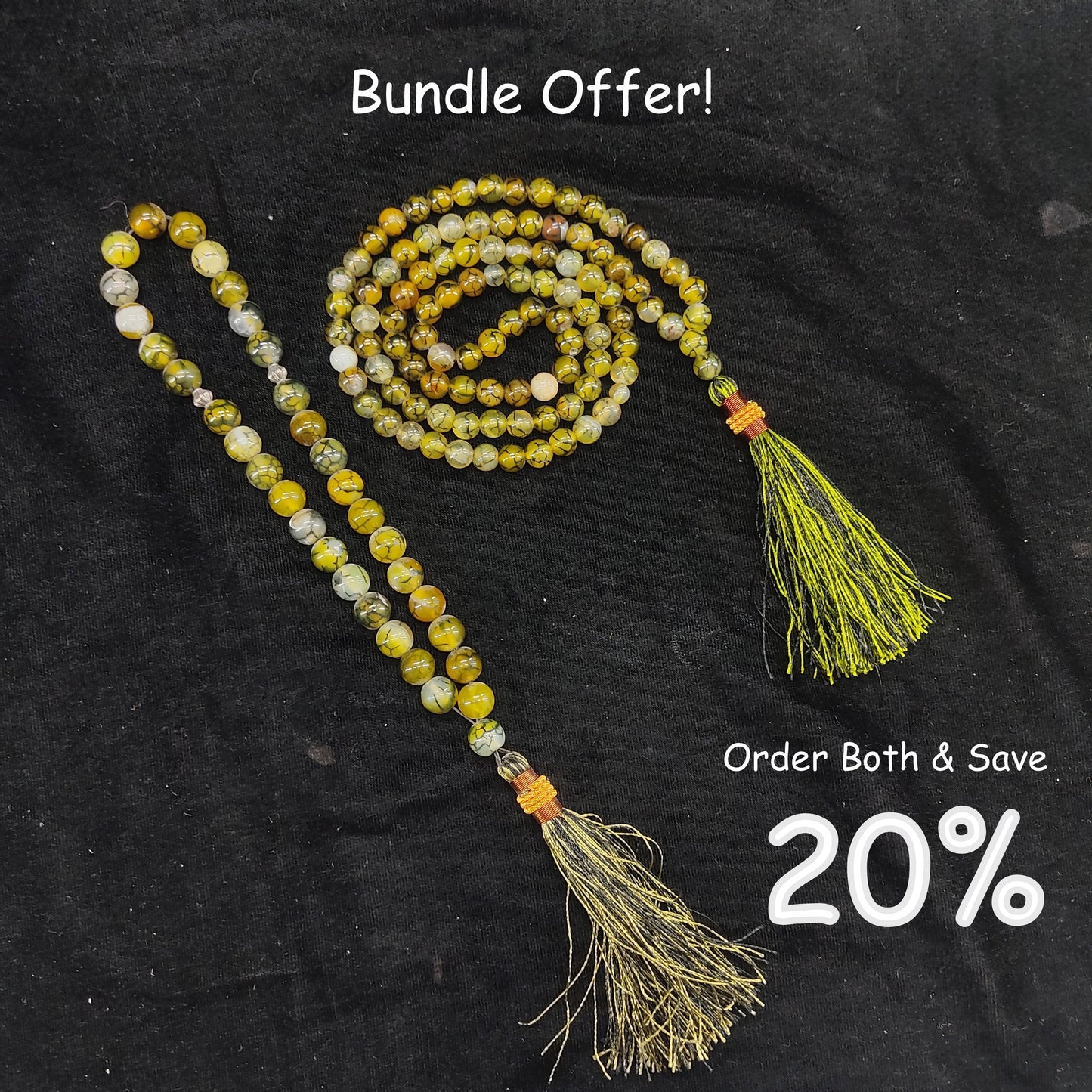 Shajari Aqeeq Stone Tasbih 10mm/33 Beads