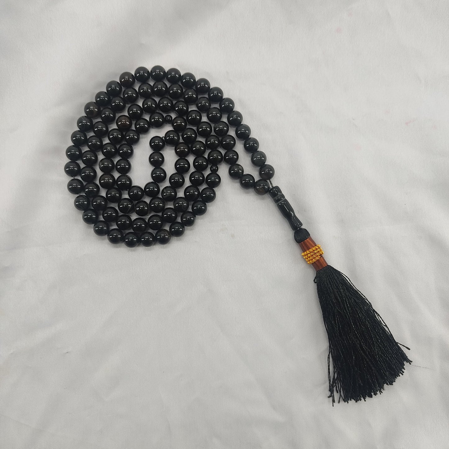 Black Aqeeq Tasbeeh 8mm Size /100
