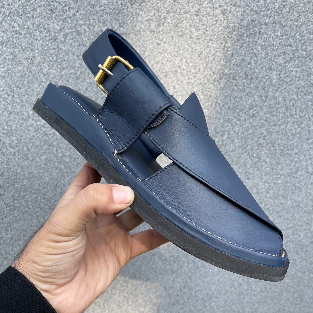 Pehshawri - Naram Qadam-Pro-Navy Blue.