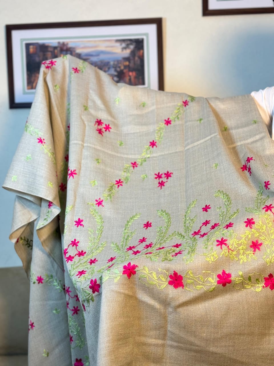 Ladies Handmade Swati Shawl