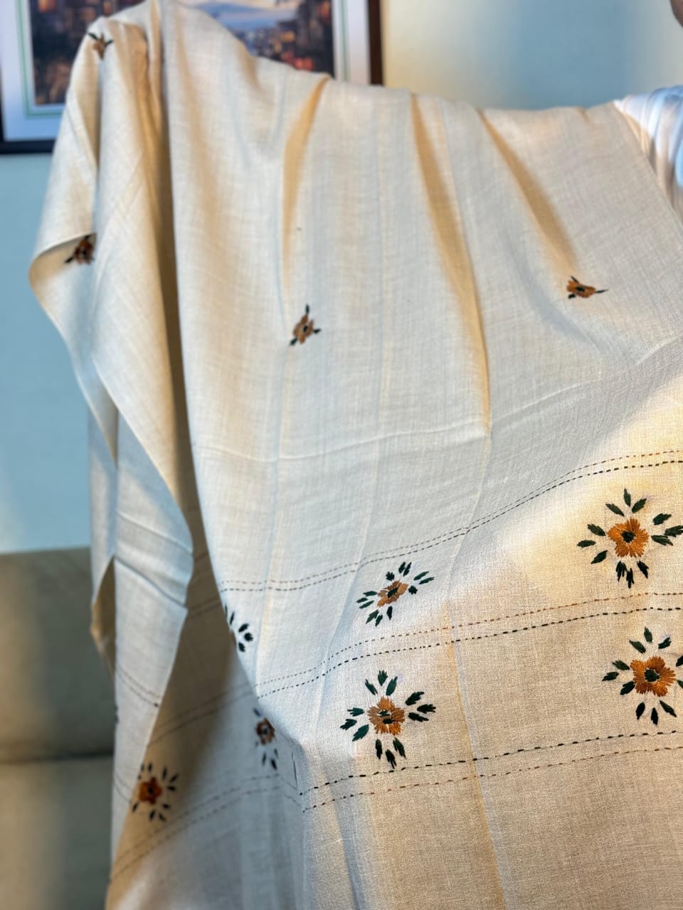 Ladies Handmade Swati Shawl