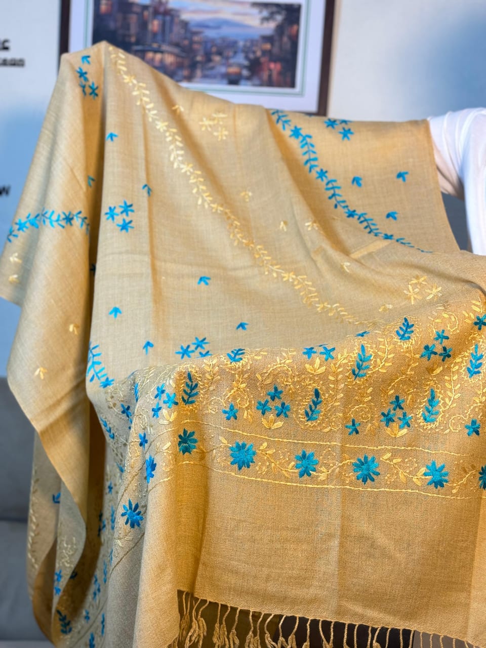 Ladies Handmade Swati Shawl