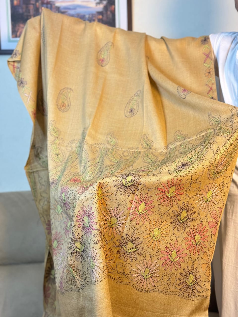 Ladies Handmade Swati Shawl