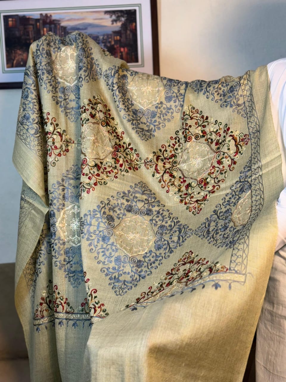 Ladies Handmade Swati Shawl