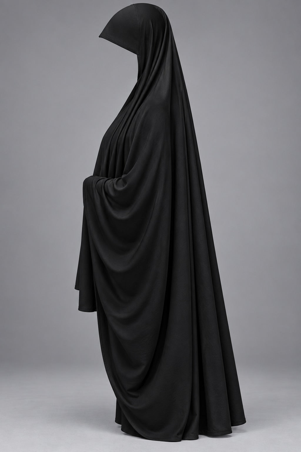 Ihram Un Nisha- Modest & Comfortable Hajj / Umrah Attire-Black Color-Free Size