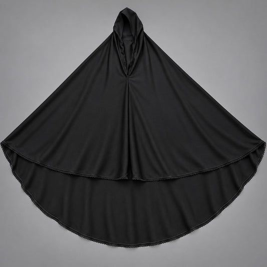 Ihram Un Nisha- Modest & Comfortable Hajj / Umrah Attire-Black Color-Free Size