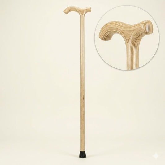 Smoothie Premium Walking Stick White (T Sahpe)