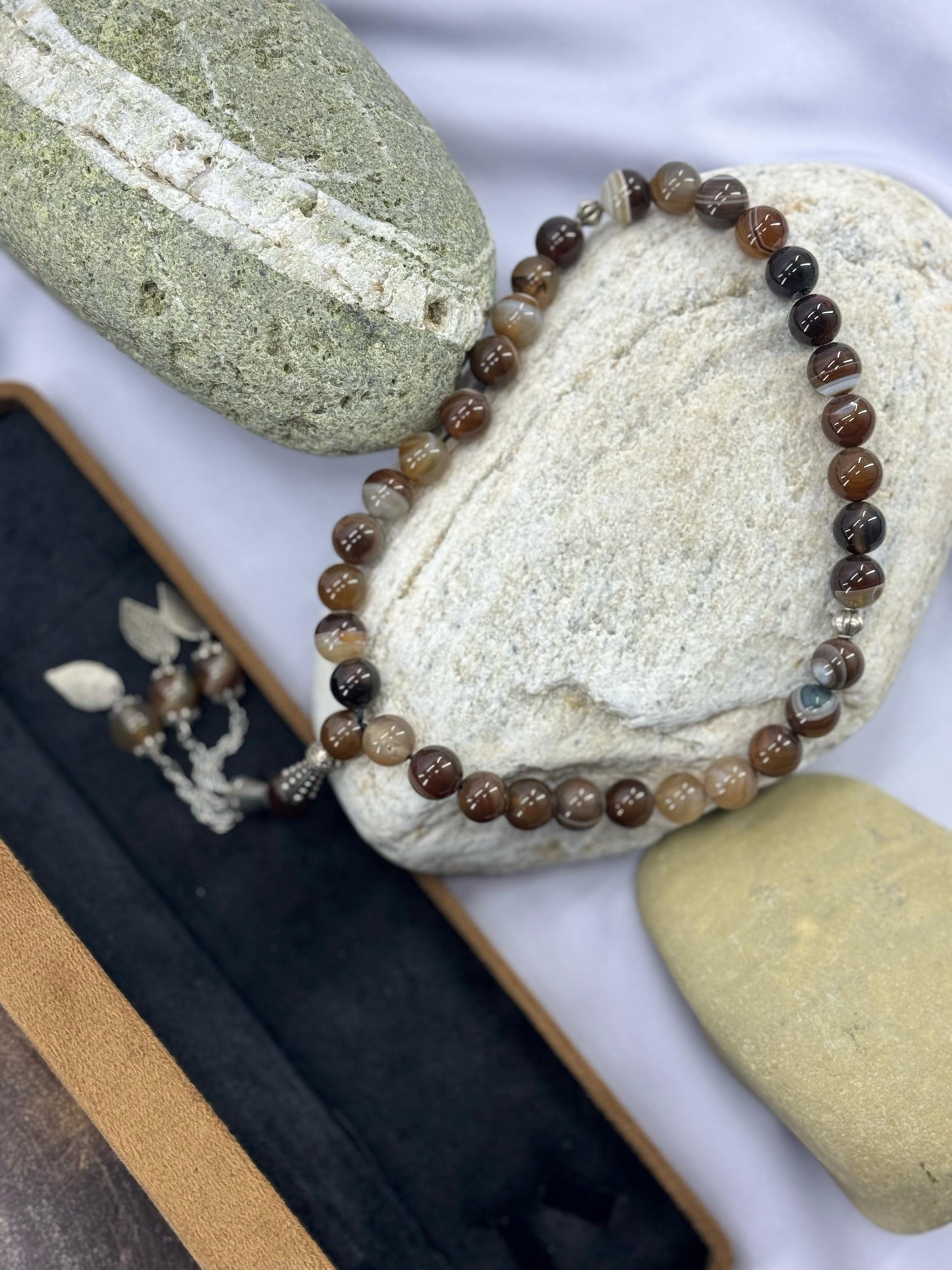 Galaxy Aqeeq Tasbih Stone 10mm/33 Beads