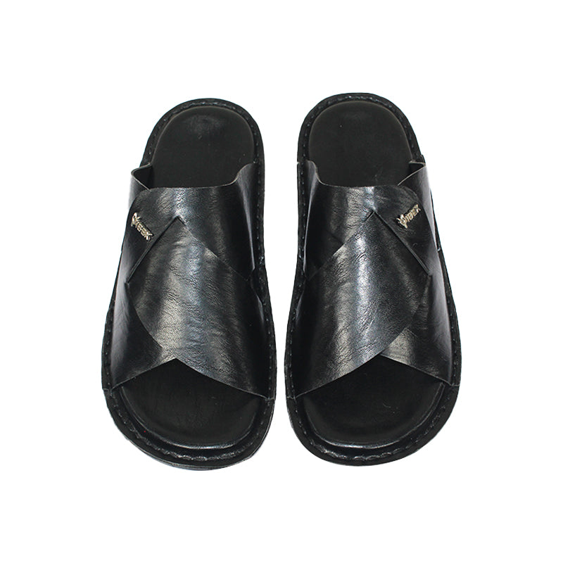 Handmade Slipper BLACK Light Weight & Soft