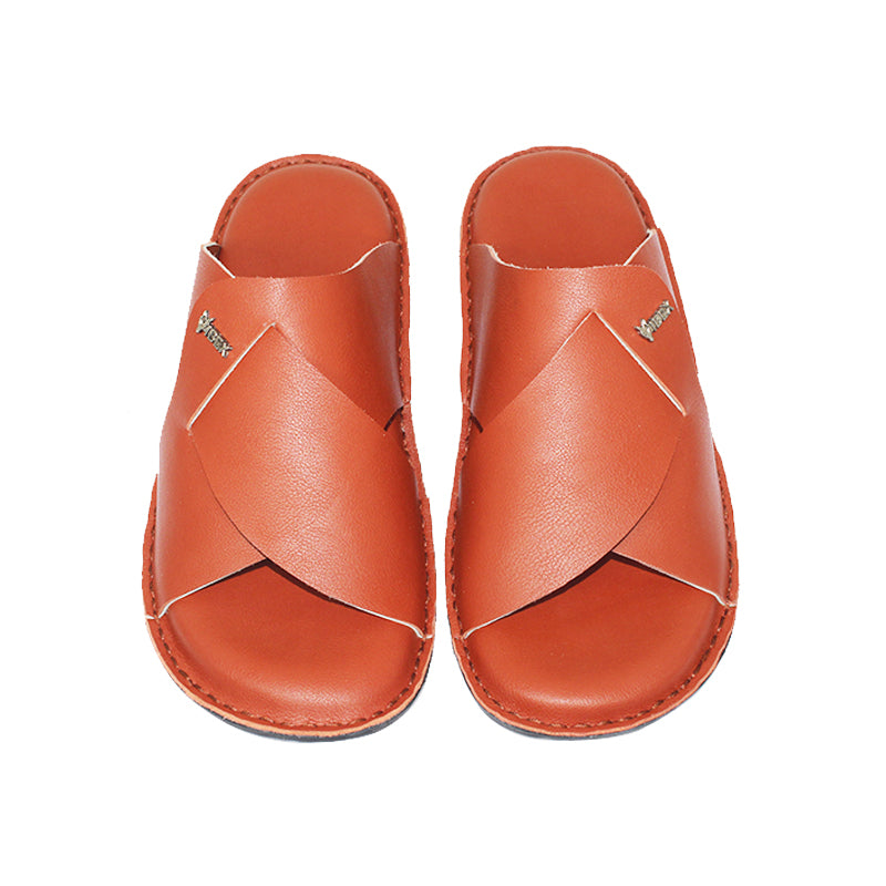 Handmade Slipper Brown Light Weight & Soft