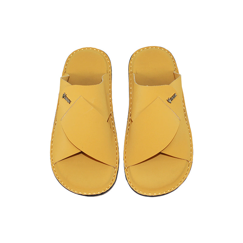 Handmade Slipper Yellow Light Weight & Soft