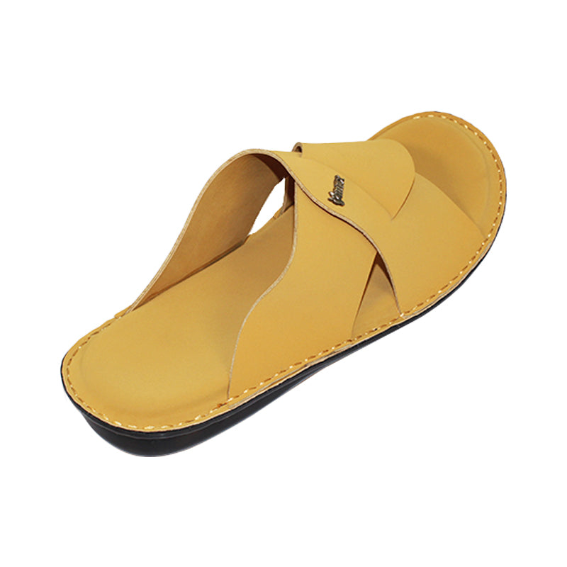 Handmade Slipper Yellow Light Weight & Soft