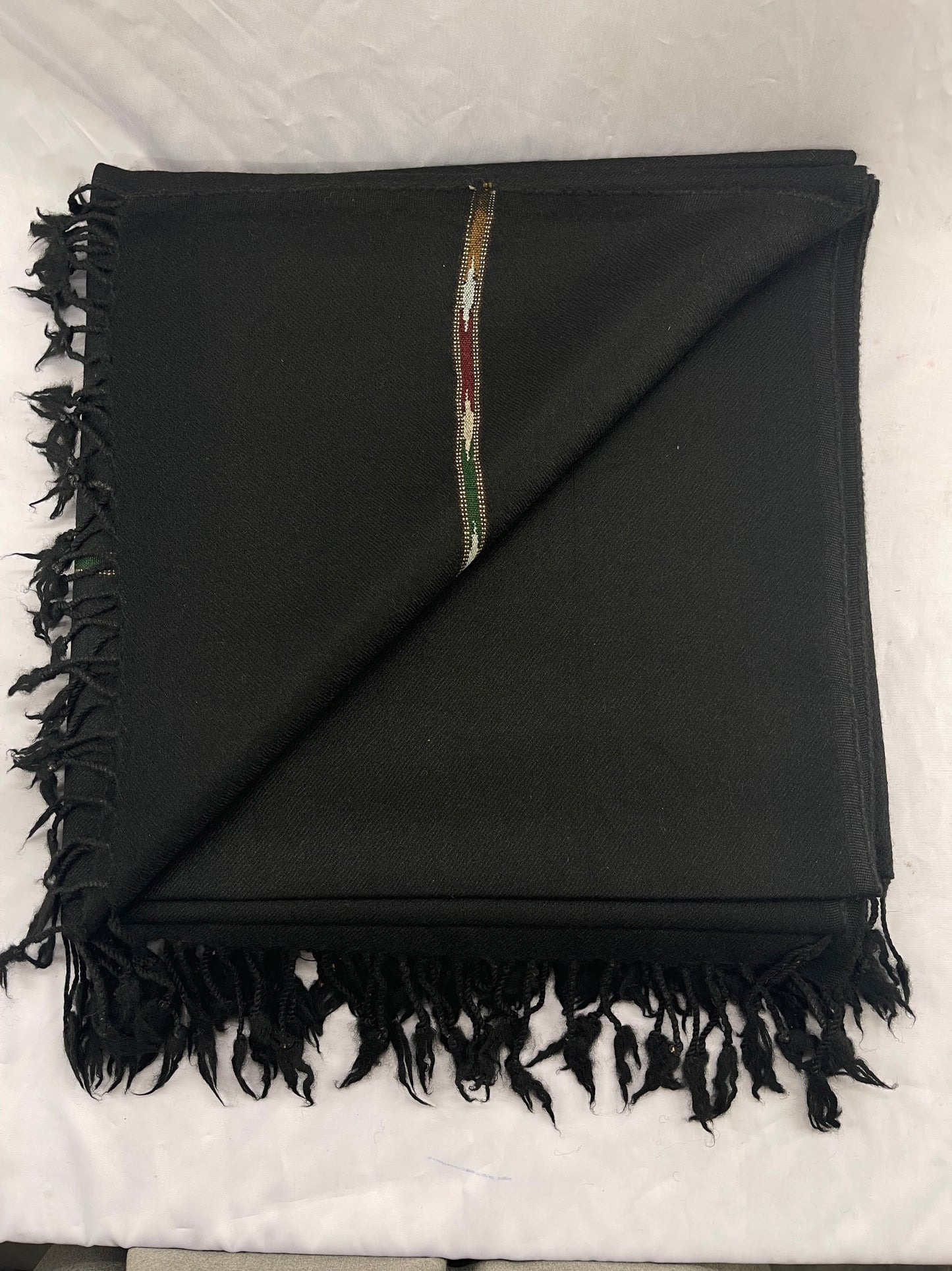 72 Count Premium Class (440 gram) Swati  Shawl Off-White,“A Touch of Tradition — Includes a Complimentary Pakool!”