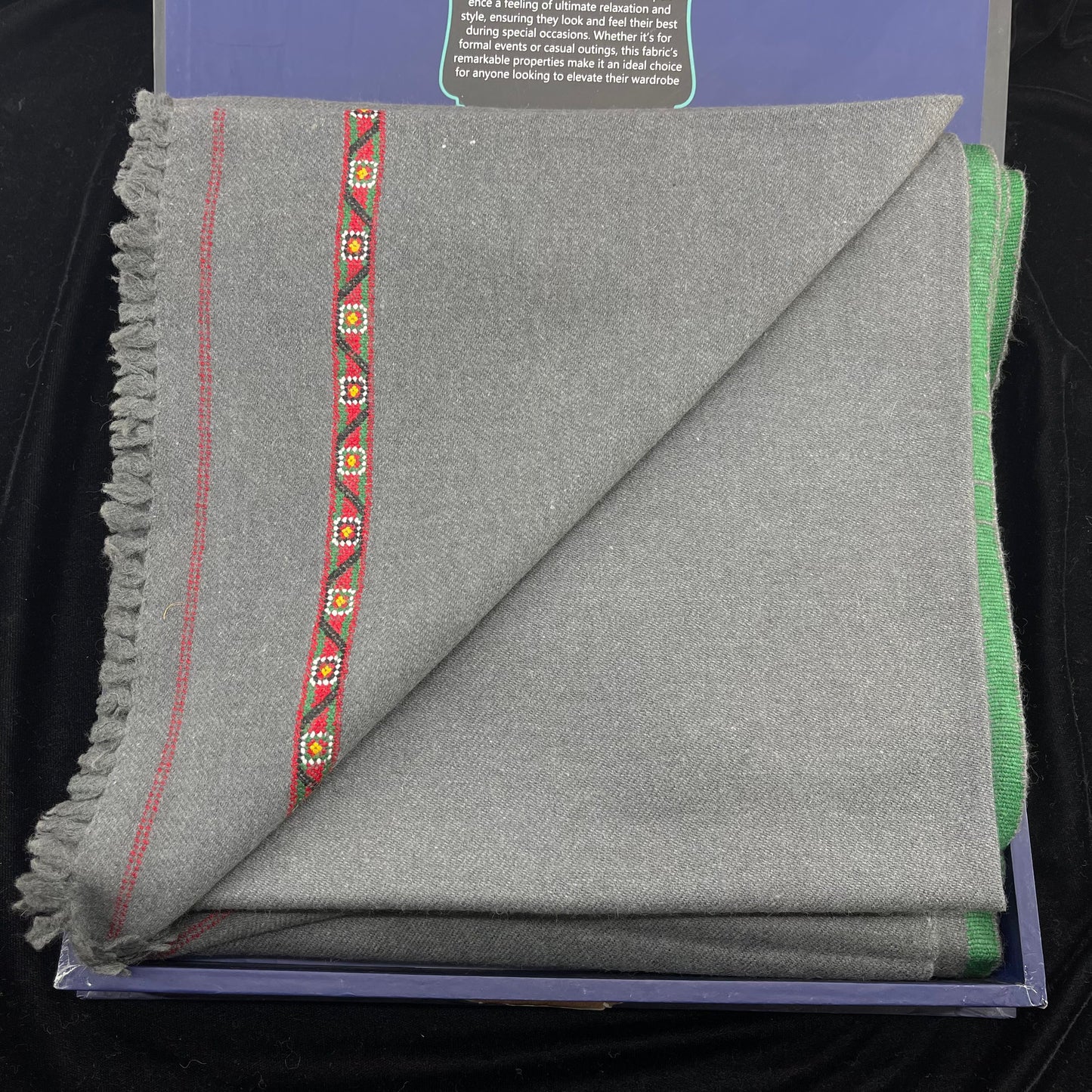 Herati Wool Shawl — Elegance from Afghanistan Brownish  Color