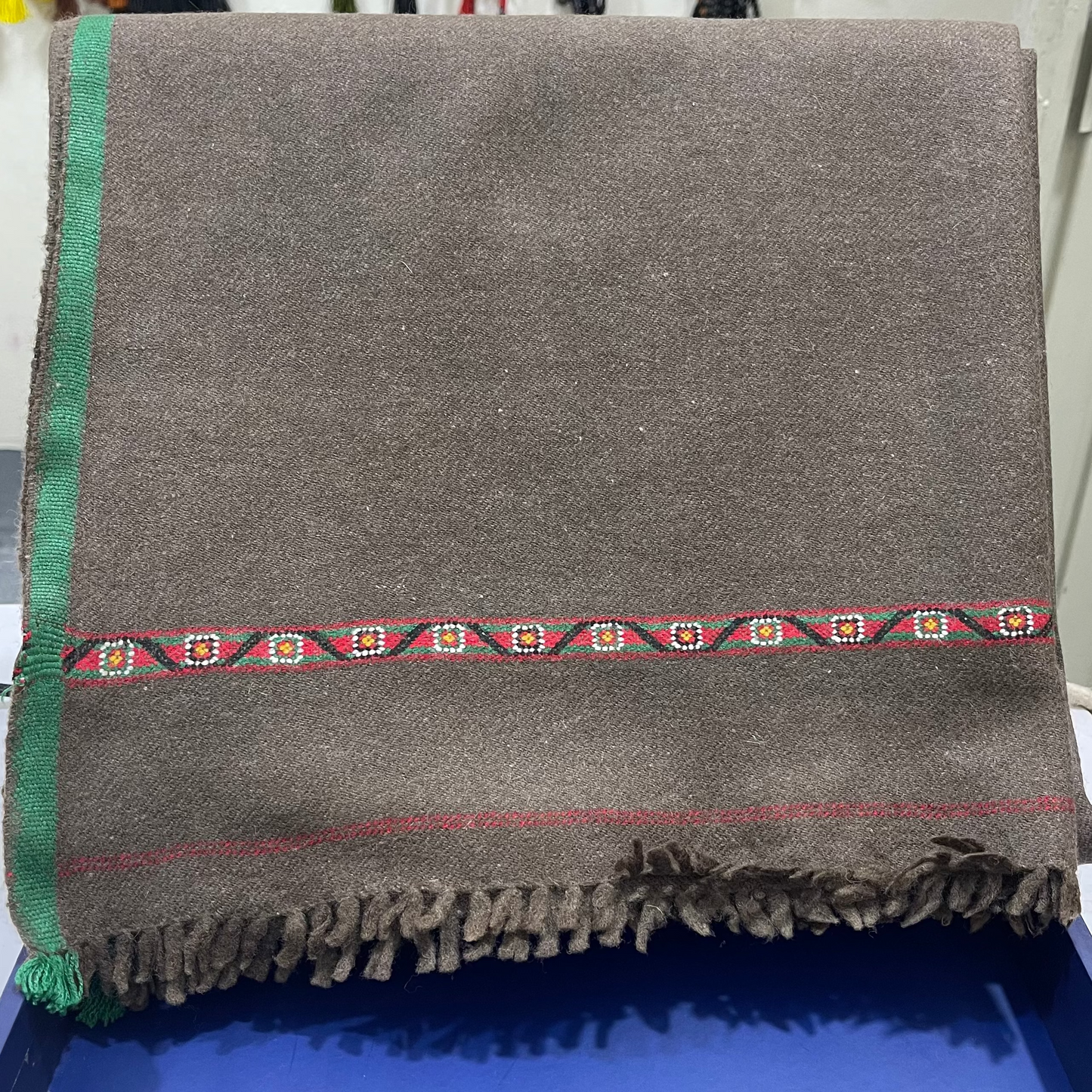 Herati Wool Shawl — Elegance from Afghanistan Brownish  Color