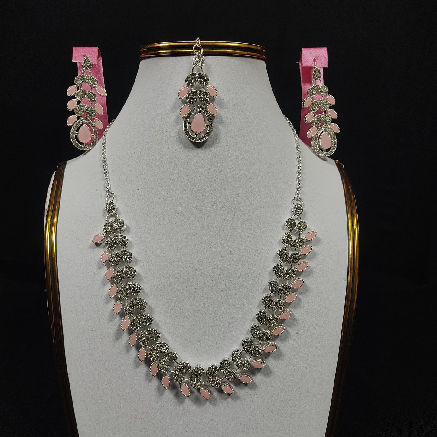 Anarkali  The Necklace Set By Stonage...