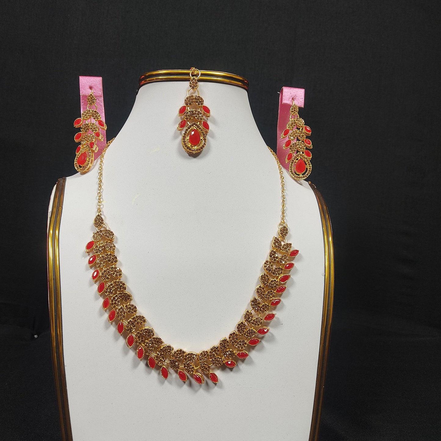 Anarkali  The Necklace Set By Stonage...