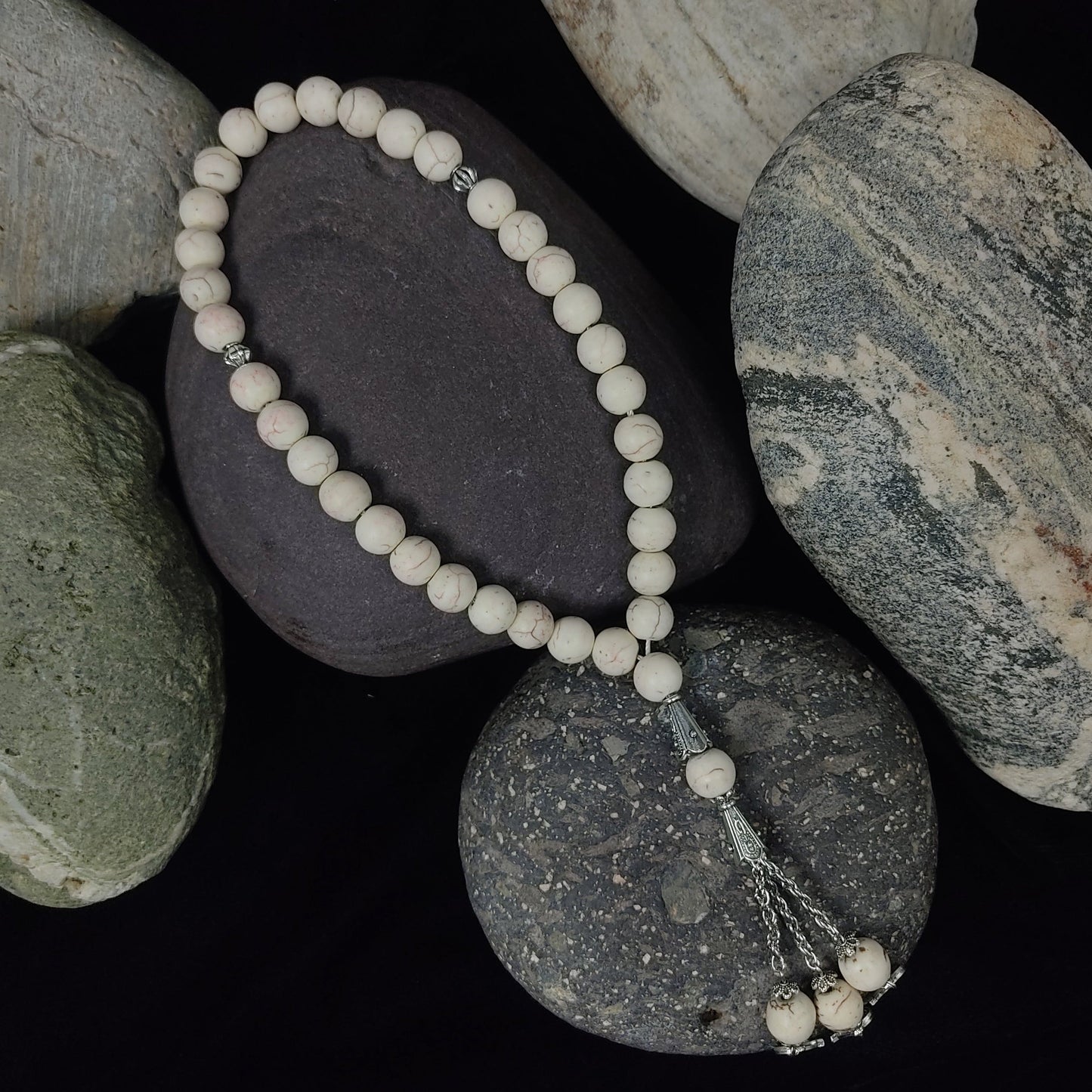 White Feroza  Tasbihat Collection