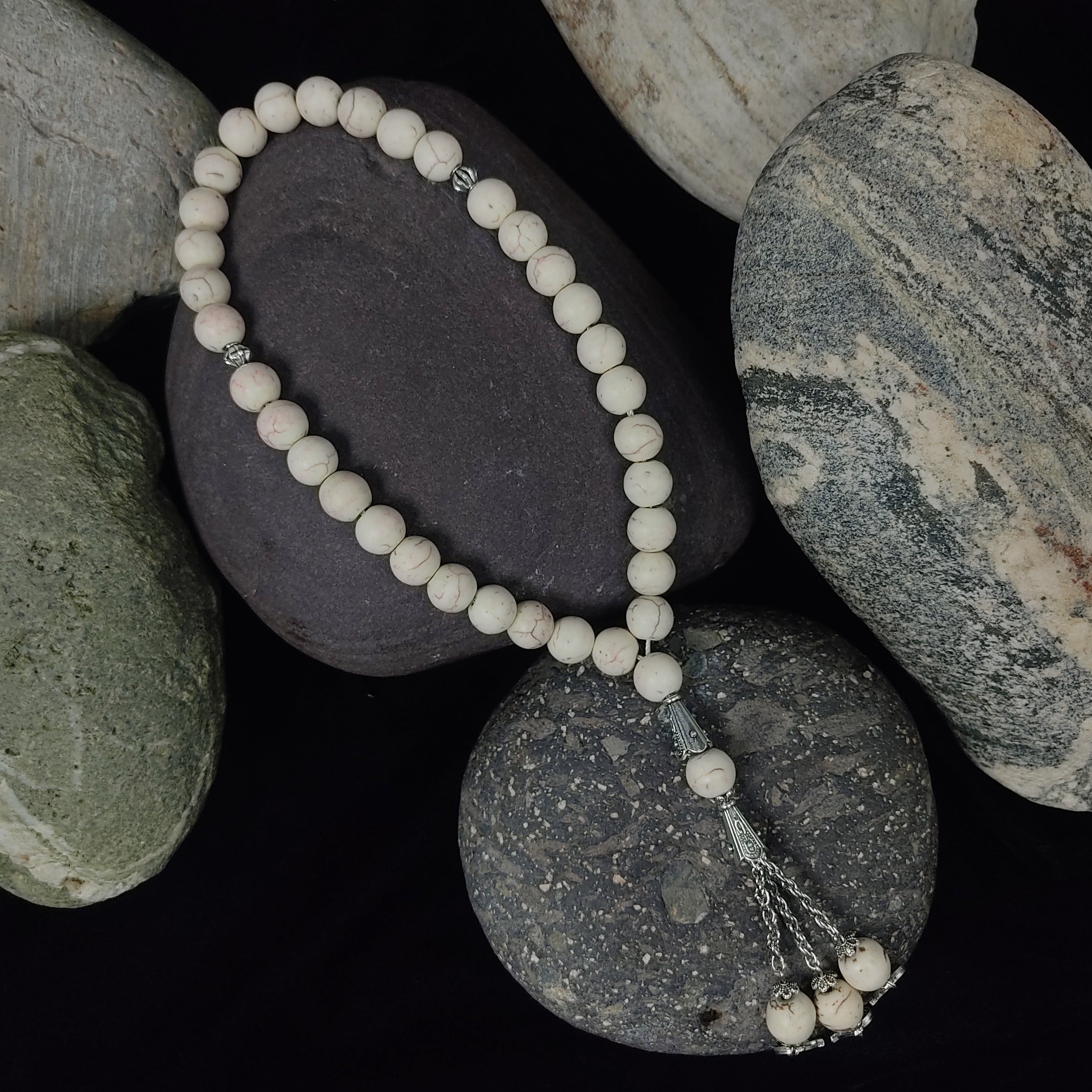 White Feroza  Tasbihat Collection