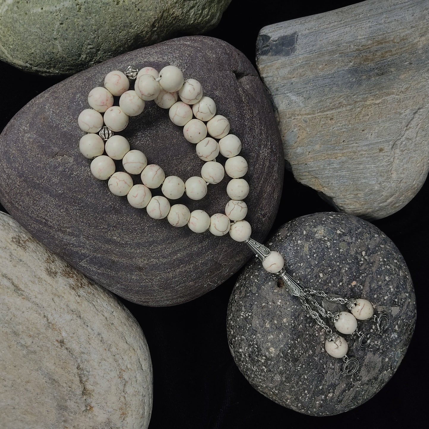 White Feroza  Tasbihat Collection