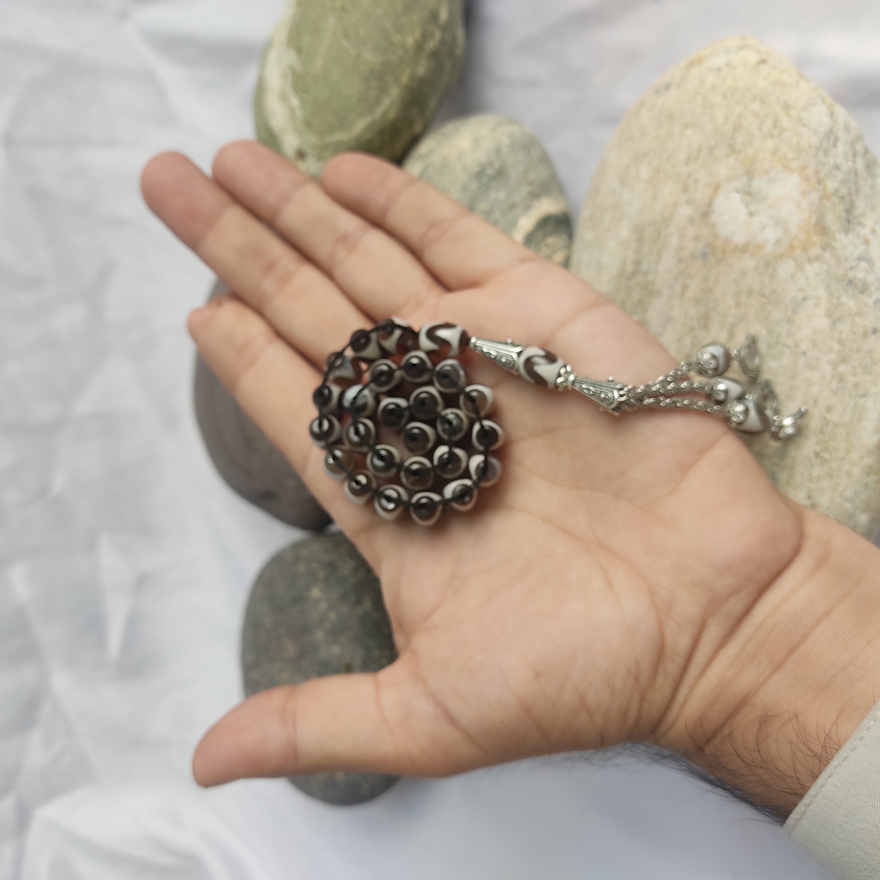 Tibatian Hamalayan  Turkish Style Tasbeeh  12mm/25 Beads