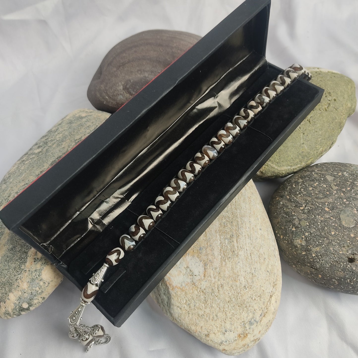 Tibatian Hamalayan  Turkish Style Tasbeeh  12mm/25 Beads