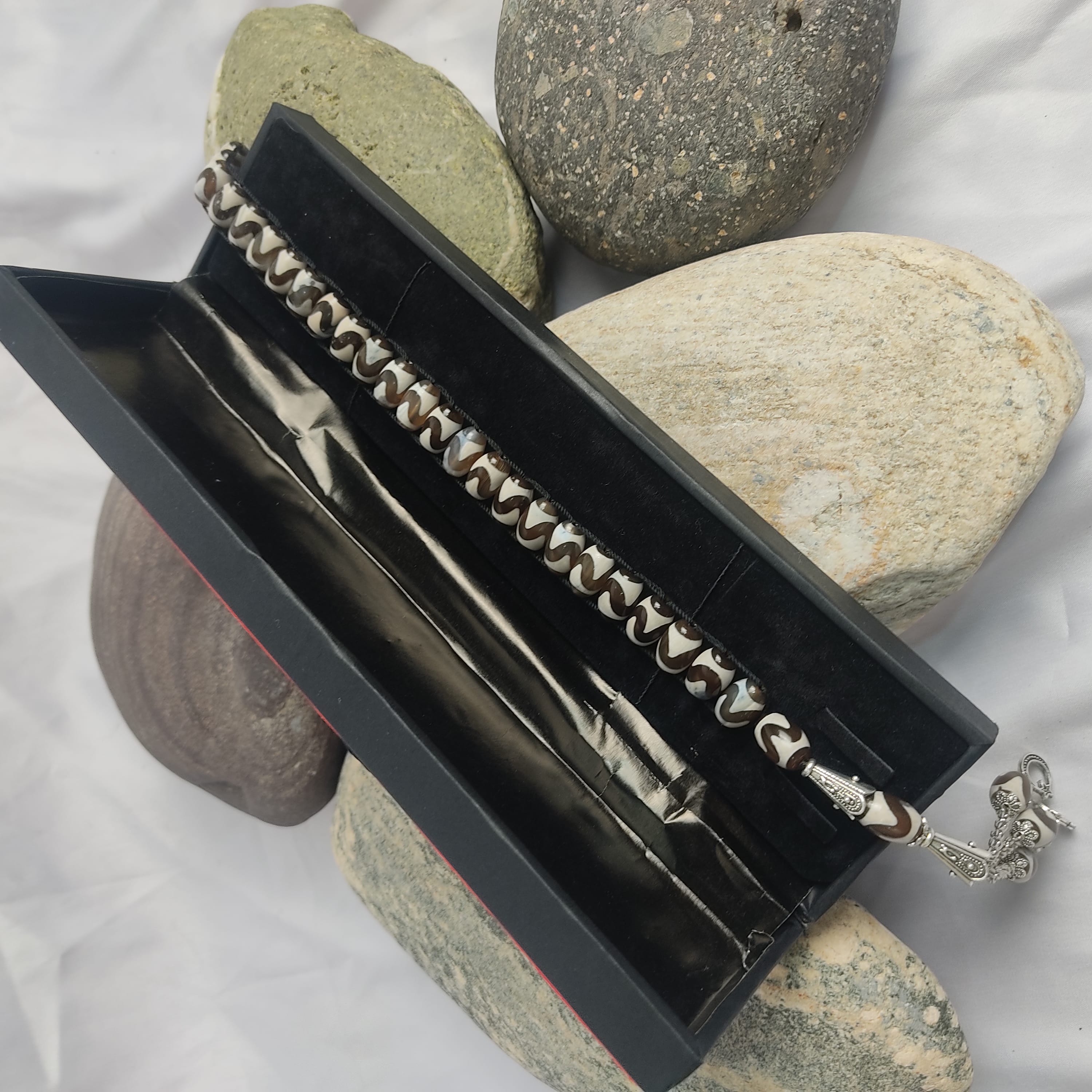 Tibatian Hamalayan  Turkish Style Tasbeeh  12mm/25 Beads