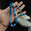 Natural Blue  Aqeeq Tasbih Collection