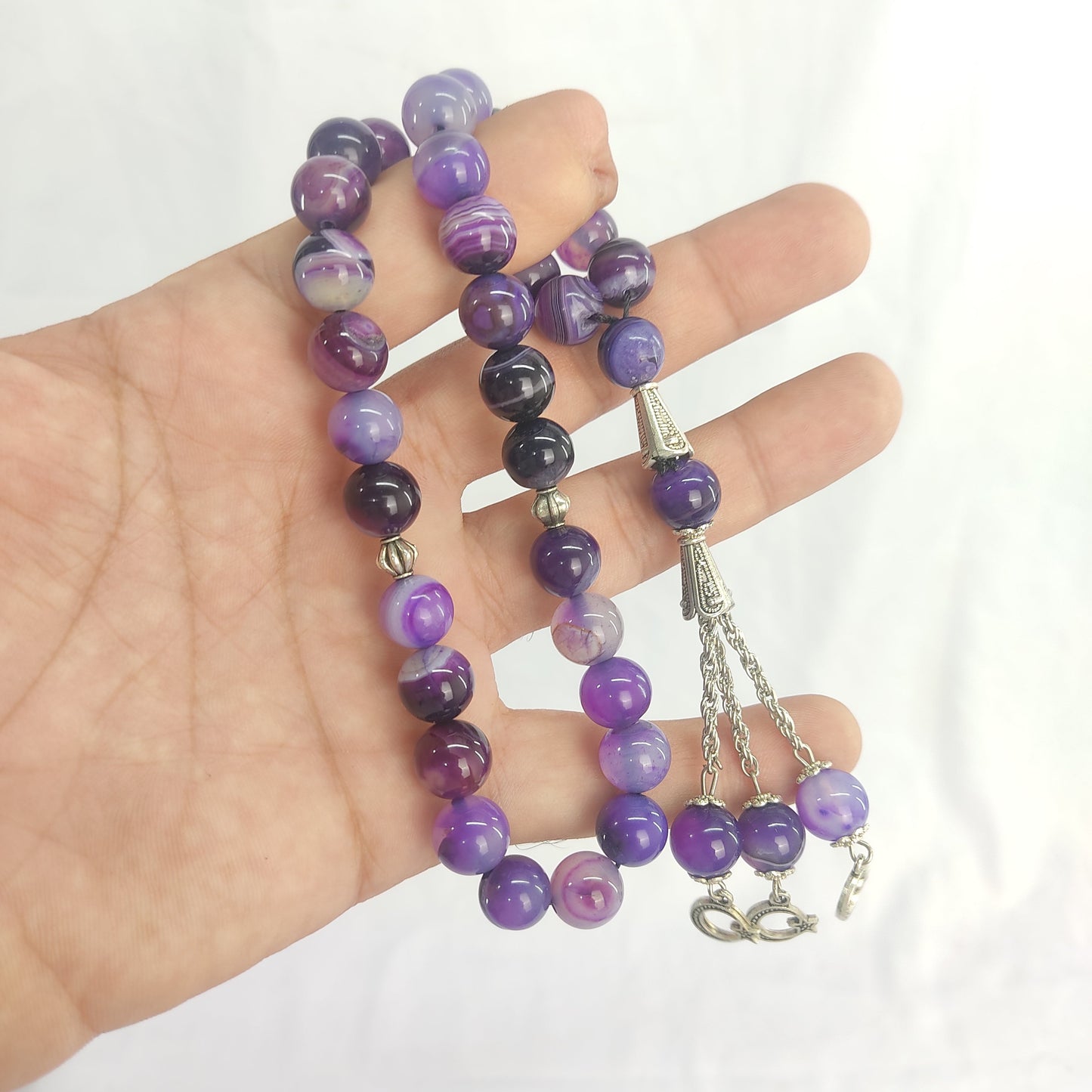 Amethyst Stone Tasbeeh 10mm 33 beads