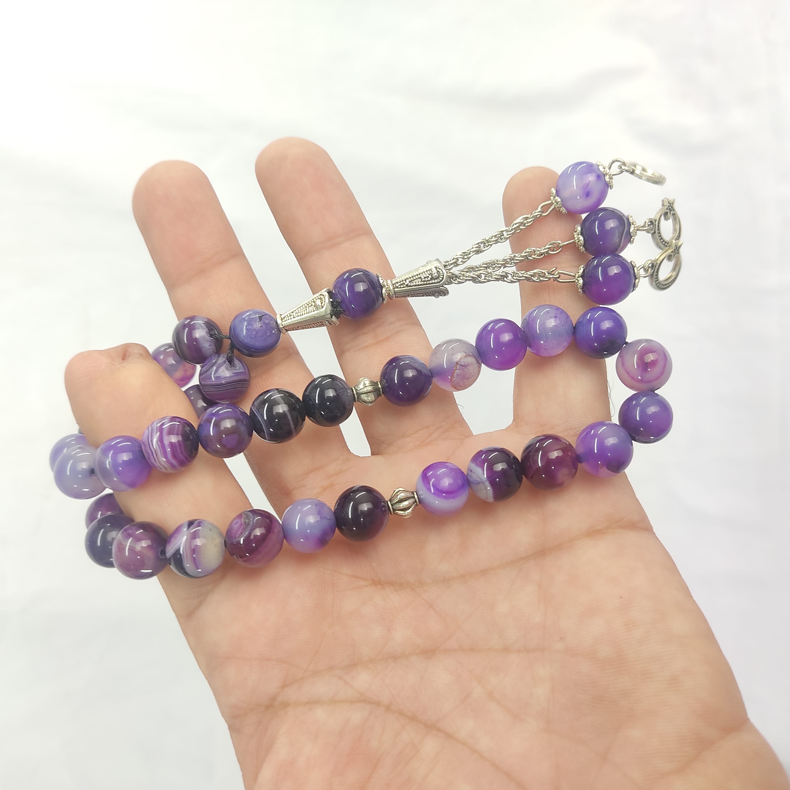Amethyst Stone Tasbeeh 10mm 33 beads