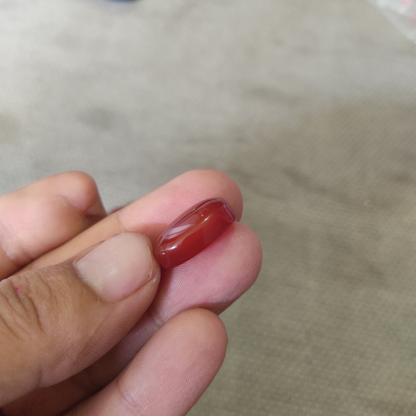 Yamni Aqeeq Stone (Brownish) Reddish  Size SA-104