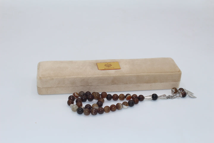 Galaxy Aqeeq Tasbih Stone  10mm/33 Beads