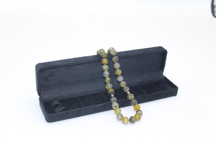 Shajari Aqeeq Stone Tasbih 10mm/33 Beads