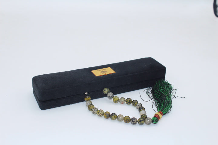 Shajari Aqeeq Stone Tasbih 10mm/33 Beads