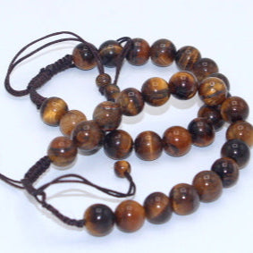 Tiger Eye Bracelet for Him & Her ( 16 Beads ,10mm size)