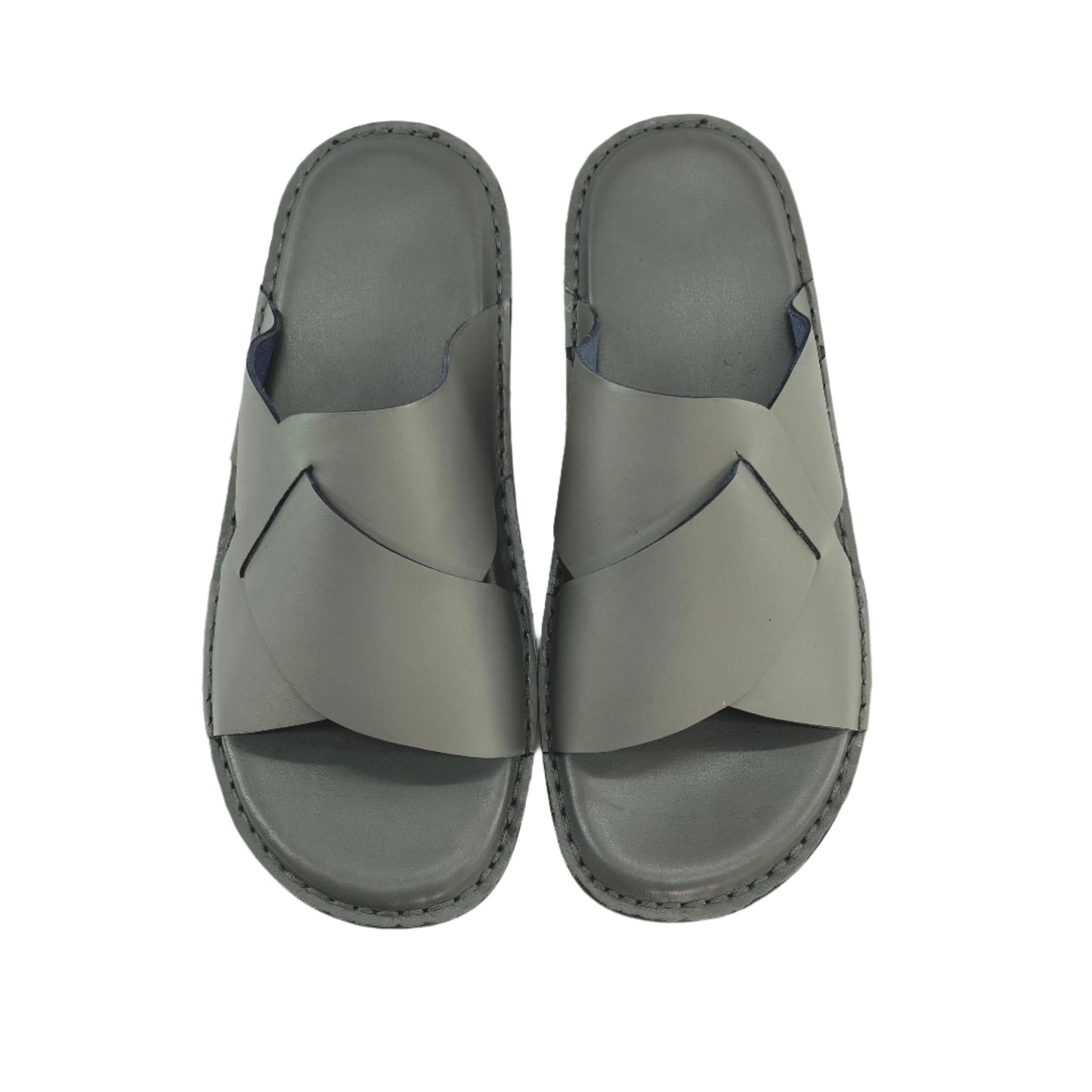 Handmade Slippers  Grey ( Soft)