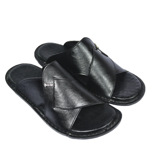 Handmade Slippers  Black ( Soft)