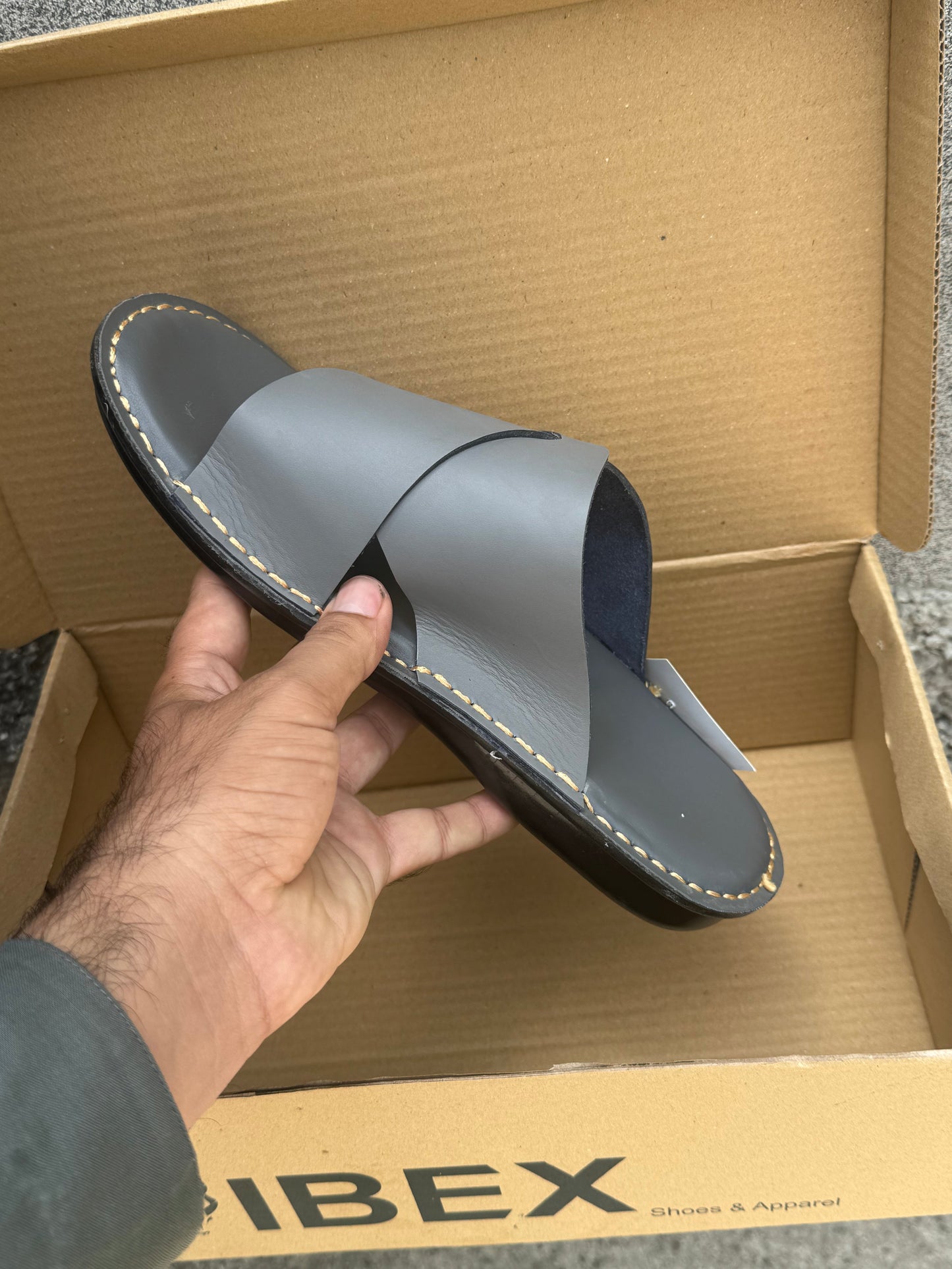 Handmade Slipper Grey Light Weight & Soft