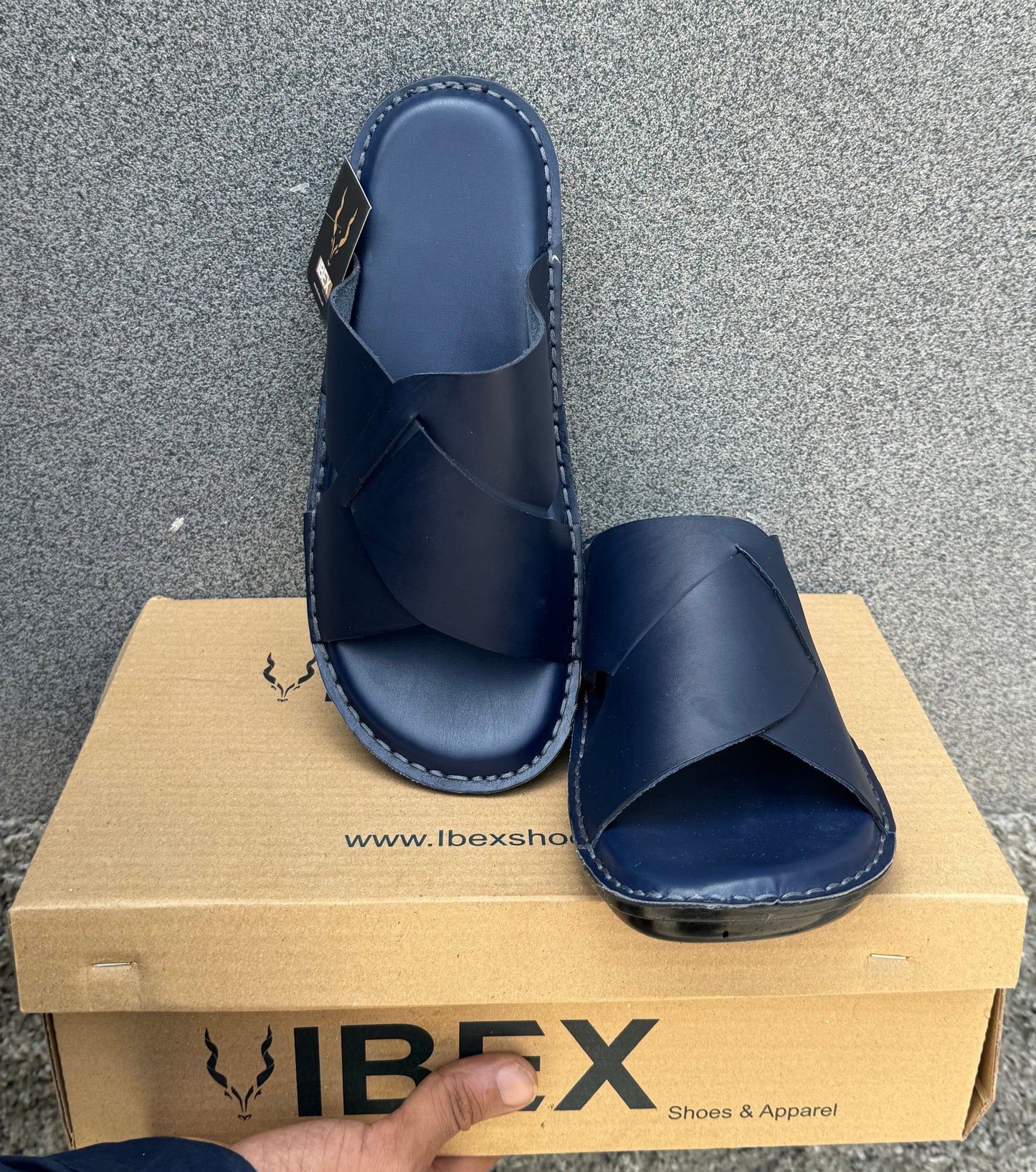 Handmade Slipper Blue Light Weight & Soft