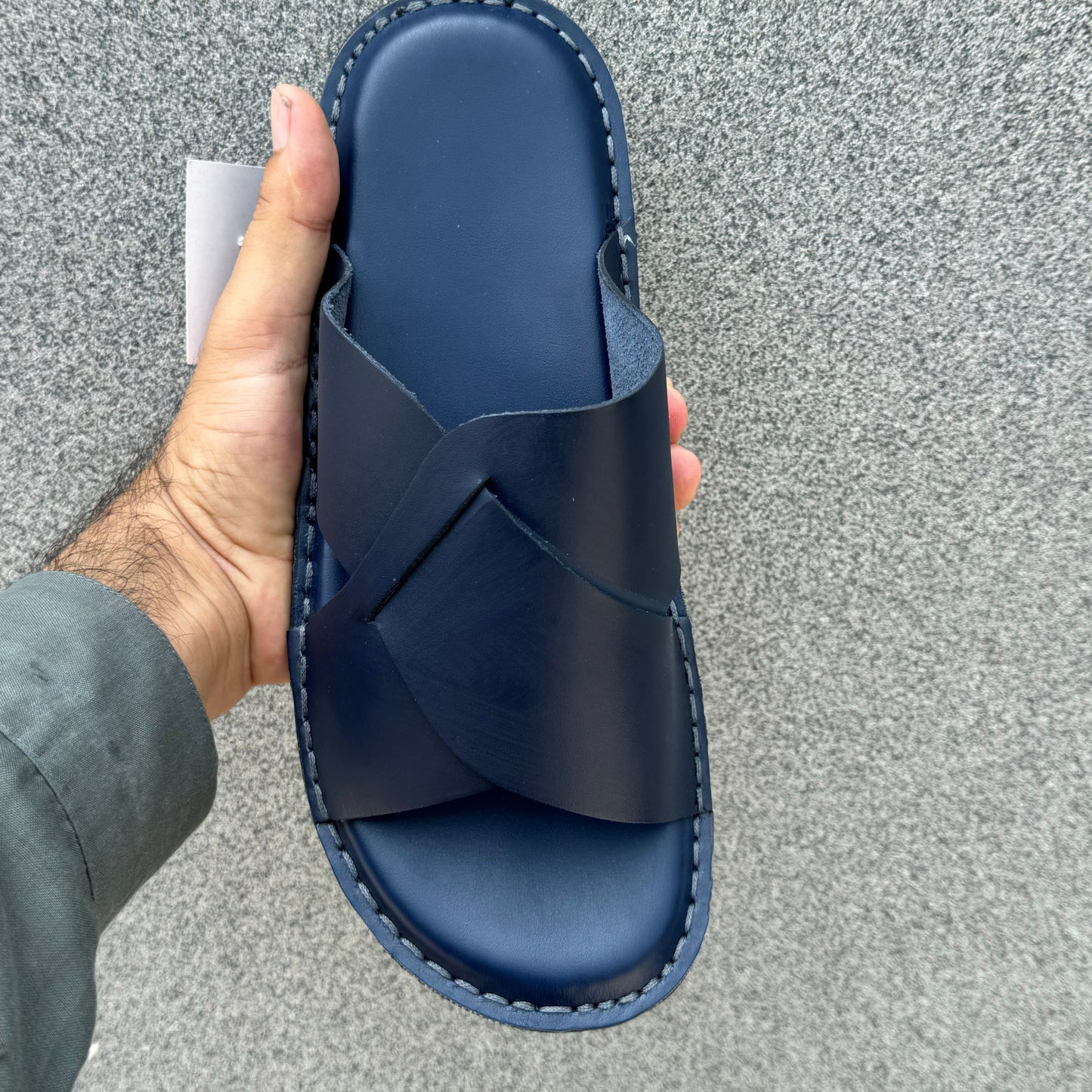 Handmade Slipper Blue Light Weight & Soft