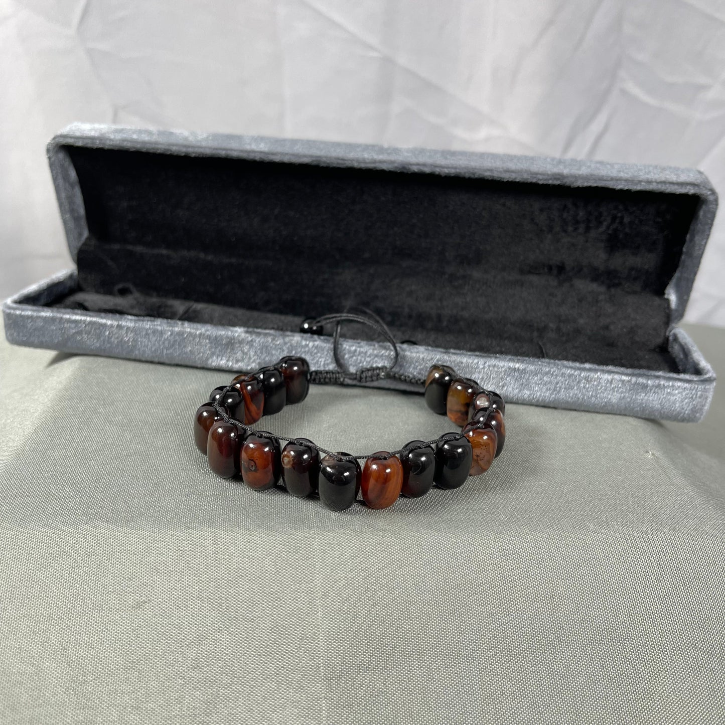 Turkish Round Brown Aqeeq  Stone Tasbeeh