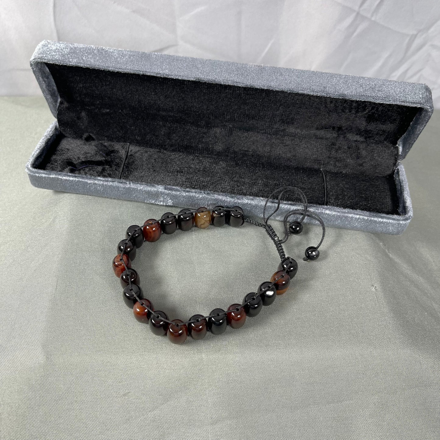 Turkish Round Brown Aqeeq  Stone Tasbeeh