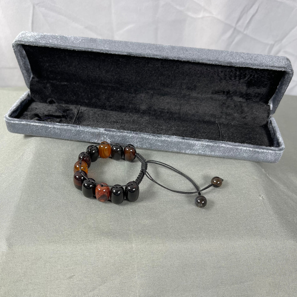 Turkish Round Brown Aqeeq  Stone Tasbeeh