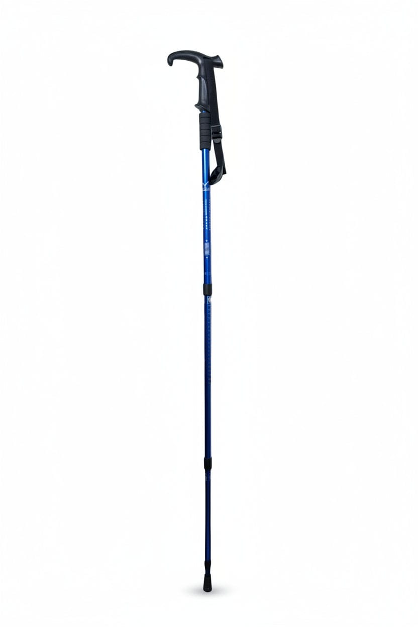 Vanguard T-Handle Heavy-Duty Aluminum Cane – High-Stability & Durable Support (Alpine Blue)