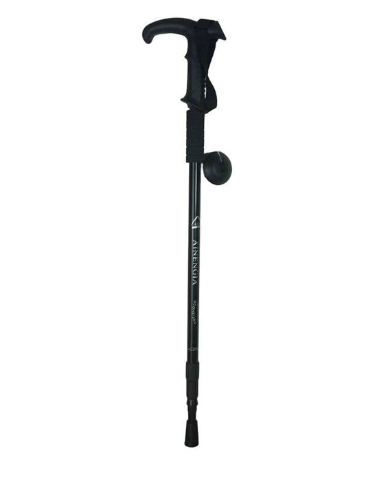 Vanguard T-Handle Heavy-Duty Aluminum Cane – High-Stability & Durable Support (Stealth Black).