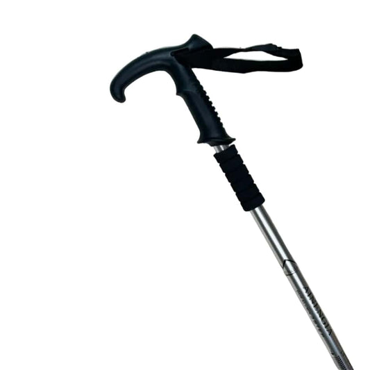 Vanguard T-Handle Heavy-Duty Aluminum Cane – High-Stability & Durable Support (Summit Silver)