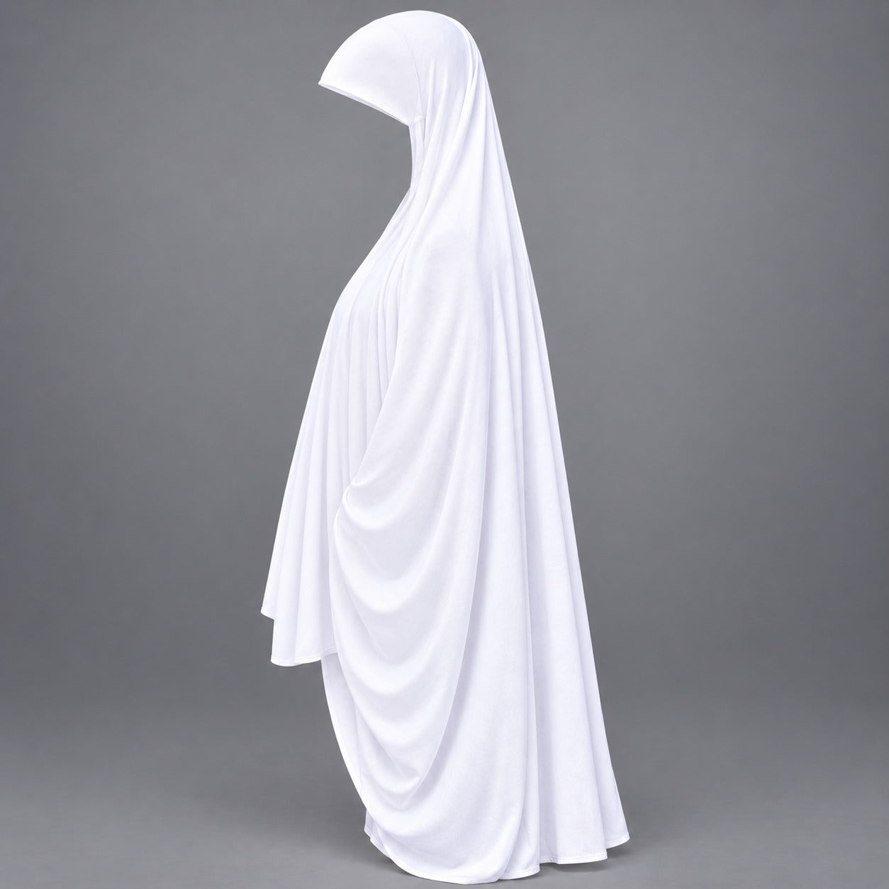 Ihram Un Nisha- Modest & Comfortable Hajj / Umrah Attire-White Color-Free Size